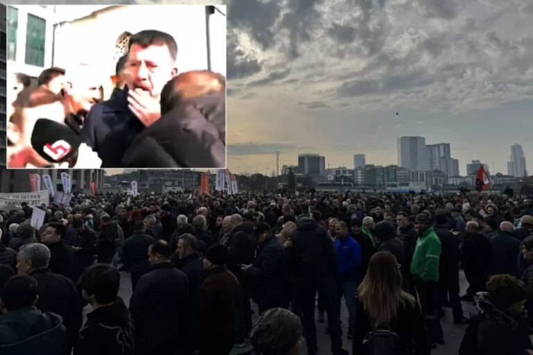 CHP’li vekilin kötü oyunculuğu: Kameraları görünce biber gazı yemiş gibi öksürmeye başladı