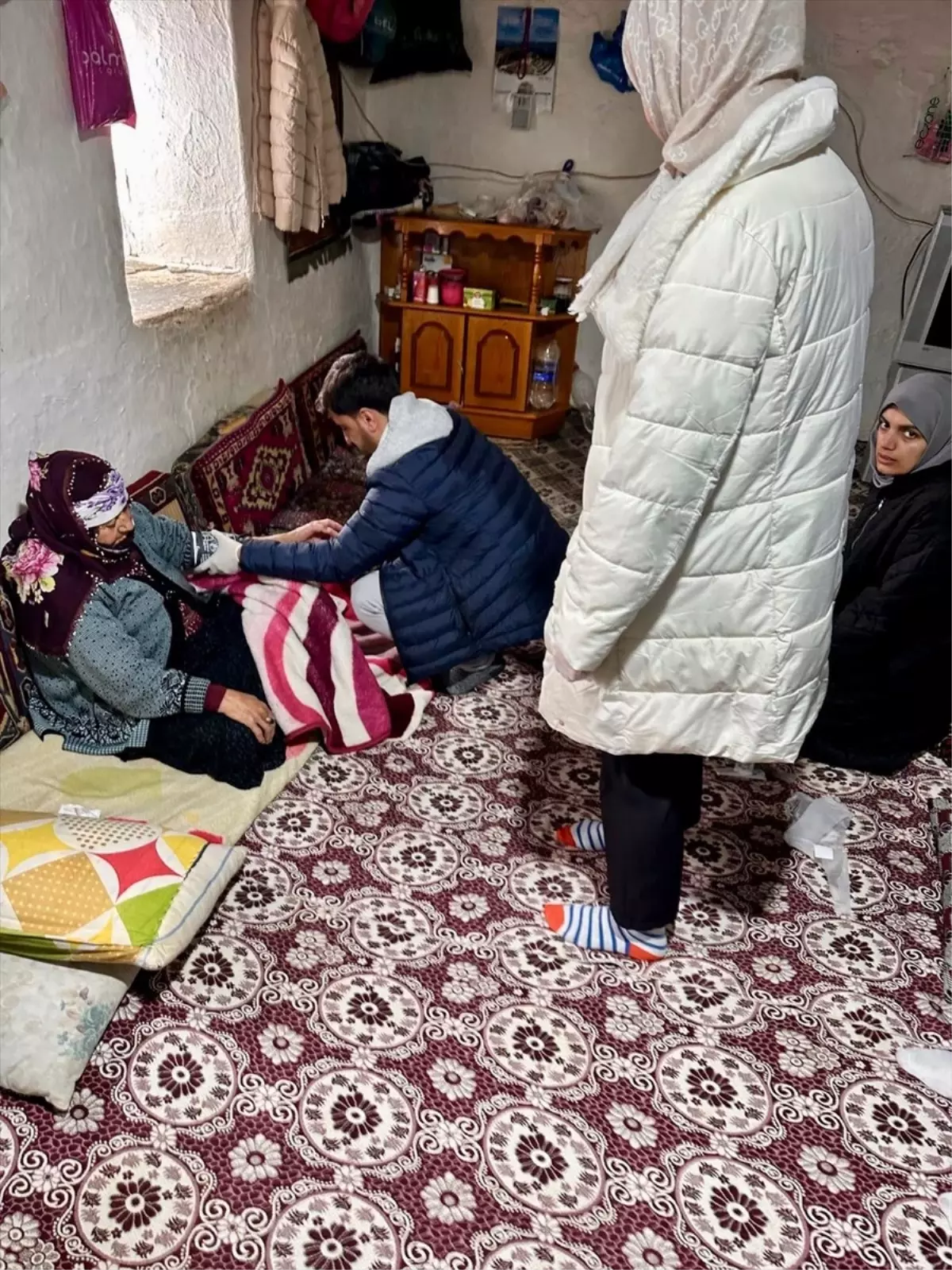 Malatya’da Evde Sağlık Hizmetleri Kış Şartlarında Devam Ediyor