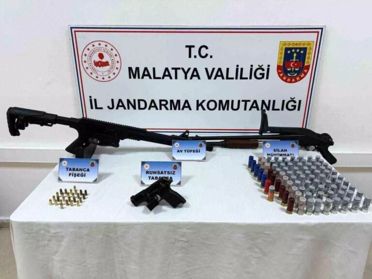 Malatya’da Silah Kaçakçılığı Operasyonu: İki Şüpheli Yakalandı
