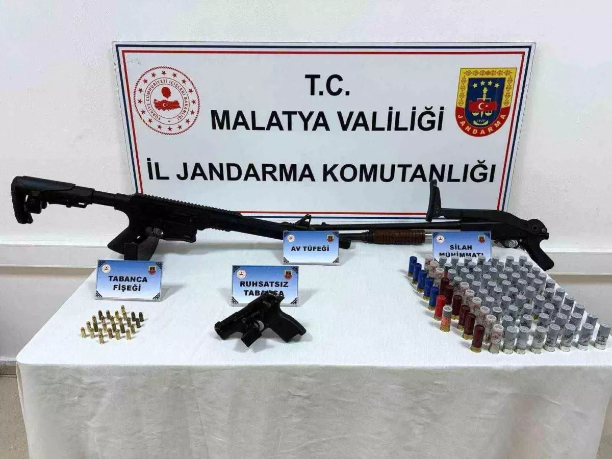 Malatya’da Silah Kaçakçılığı Operasyonu: İki Şüpheli Yakalandı