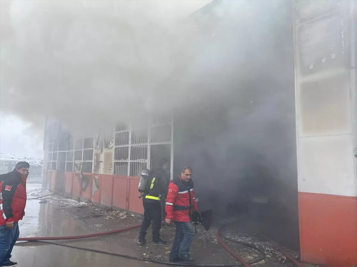 Malatya’da Yangın Söndürüldü