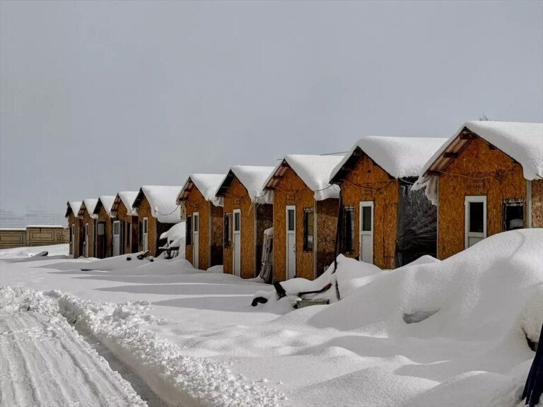 Malatya’nın Doğanşehir İlçesi Karla Kaplandı