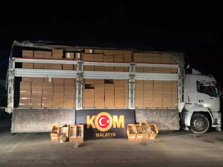 Malatya’da 7 Milyon 250 Bin Makaron Ele Geçirildi