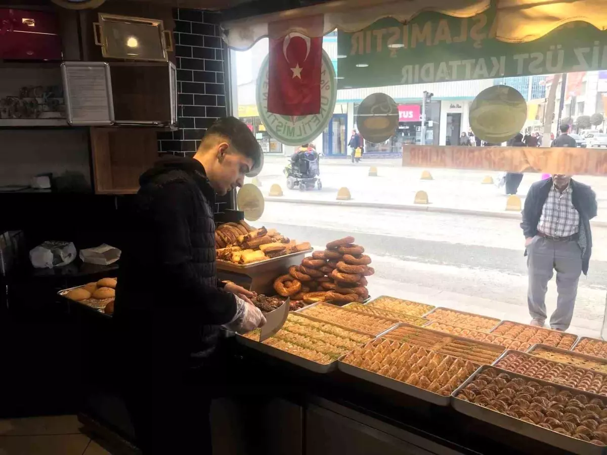 Malatya’da Bayram Öncesi Baklava İmalatında Yoğunluk