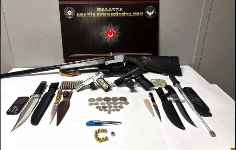 Malatya’da Cinayet Zanlısı Yakalandı, Cephanelik Ele Geçirildi