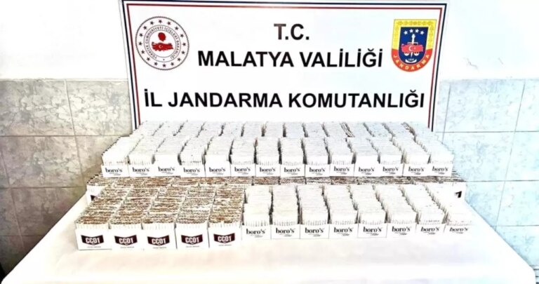 Malatya’da Kaçak Tütün ve Sahte Alkol Operasyonu