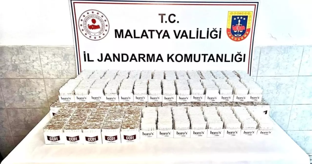 Malatya’da Kaçak Tütün ve Sahte Alkol Operasyonu