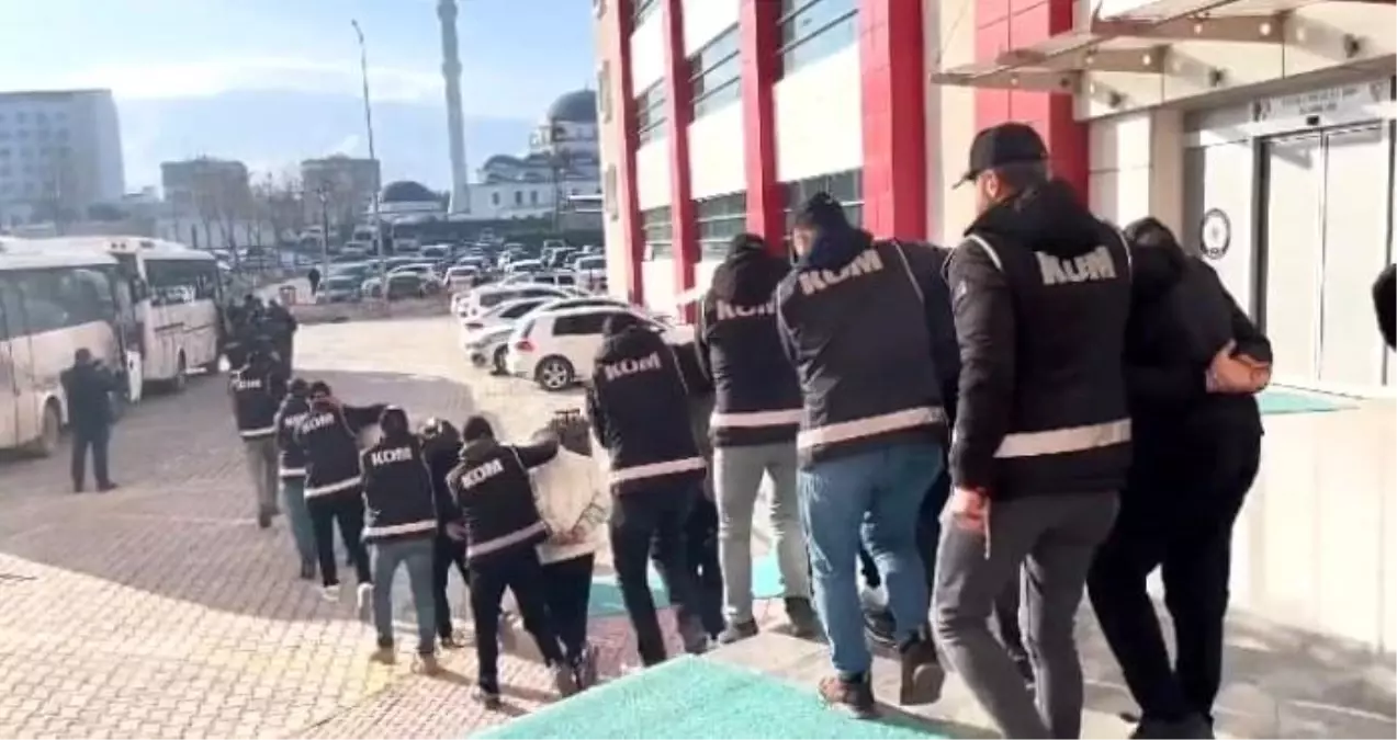 Malatya’da Organize Suç Operasyonu: 44 Tutuklama