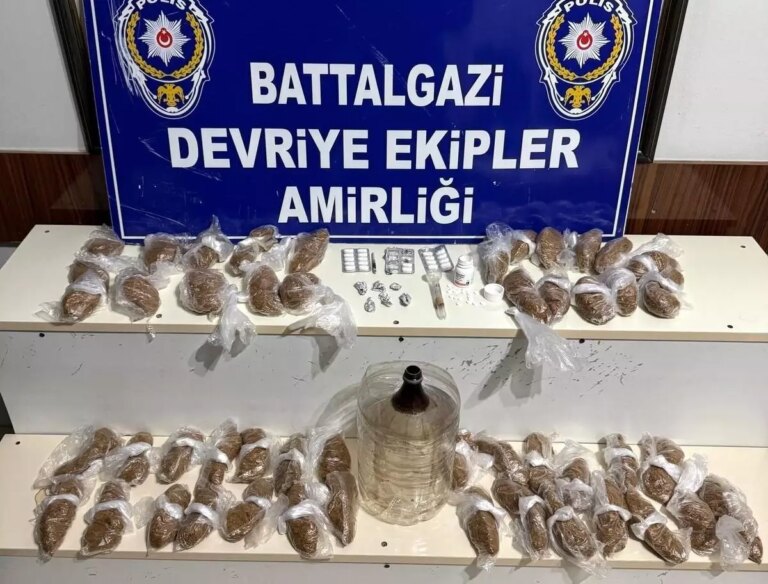 Malatya’da Uyuşturucu Operasyonu: 2 Gözaltı